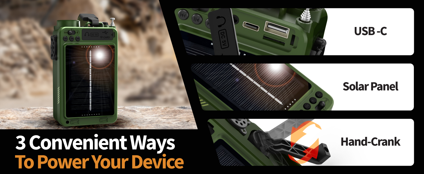 3 ways to power your device