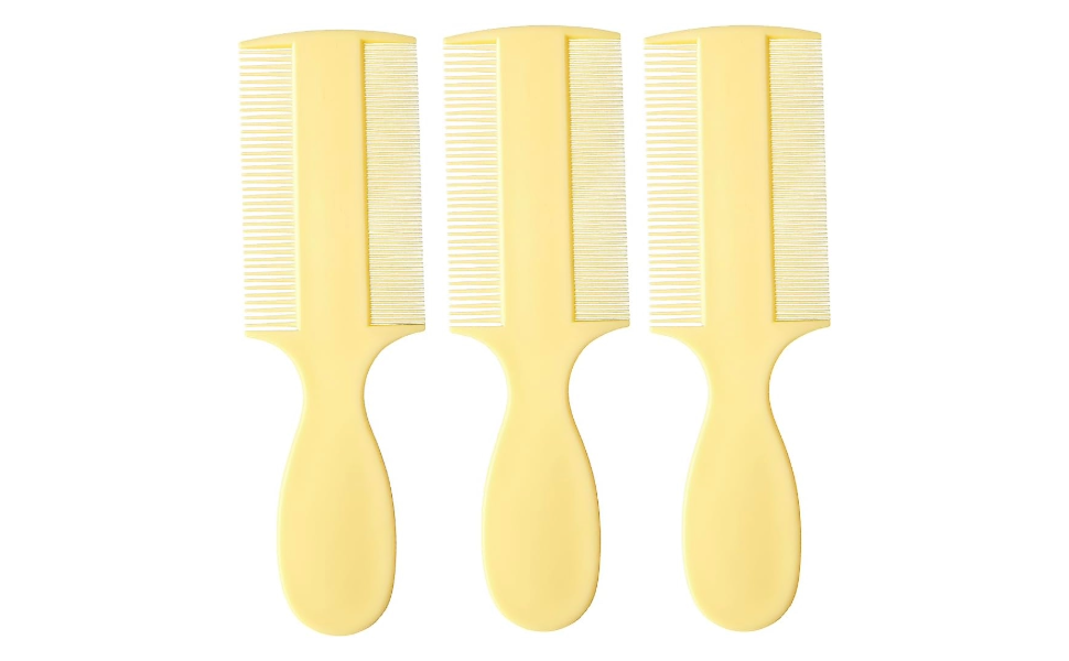 newborn cradle cap removal, adult dandruff grooming, and pet fine-hair care using the same comb