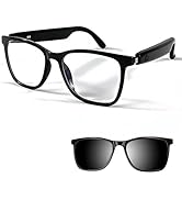 HJX 2-in-1 Smart Glasses for Women, Bluetooth Glasses for Women/Men with Speaker, Unisex Sunglass...