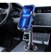 Cup Holder Phone Mount, [No Shaking &amp; Gravity Holder] Cup Phone Holder for Car, AINOPE Auto Lock ...