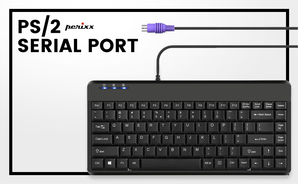 Compact keyboard, mini keyboard, PERIBOARD-409