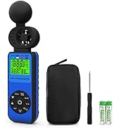3 in1 Digital Wind Speed Meter with WBGT Alarm Anemometer Temperature (?/?) Measures Wind Speed/H...