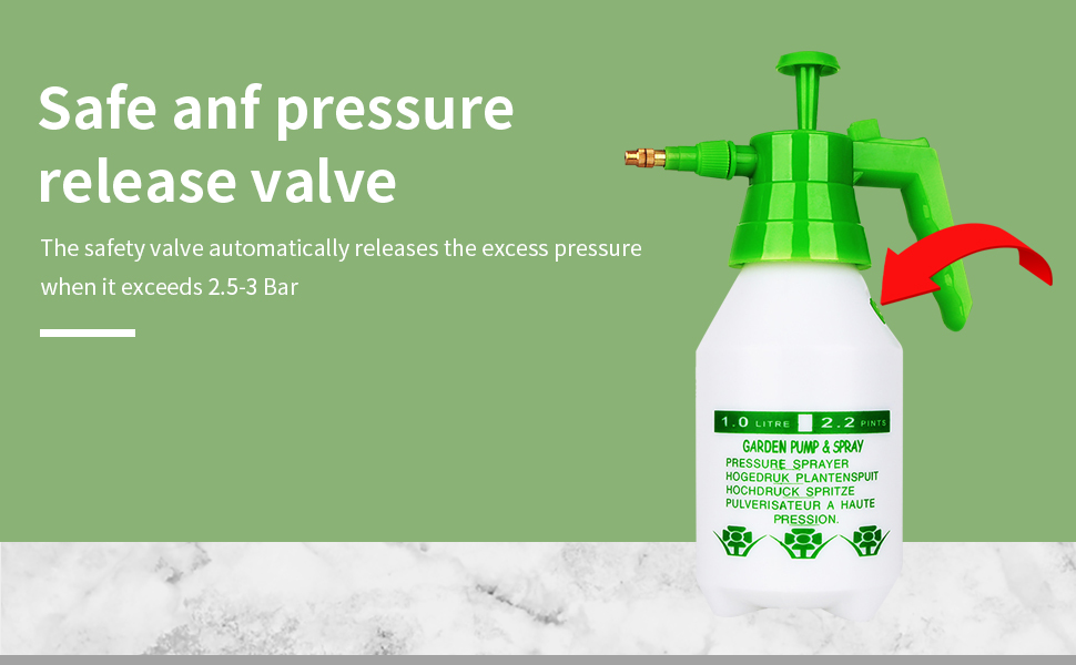 Garden pump sprayer