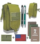 Tactical Molle EDC Bag Utility Pouch, Compact Water-Resistant Admin Bag, Cellphone Holder, Belt W...