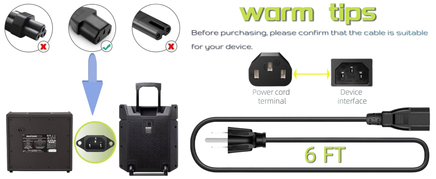 ION Speaker Power Cord