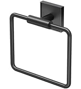 Gatco 5612MX Mode Towel Ring, Matte Black
