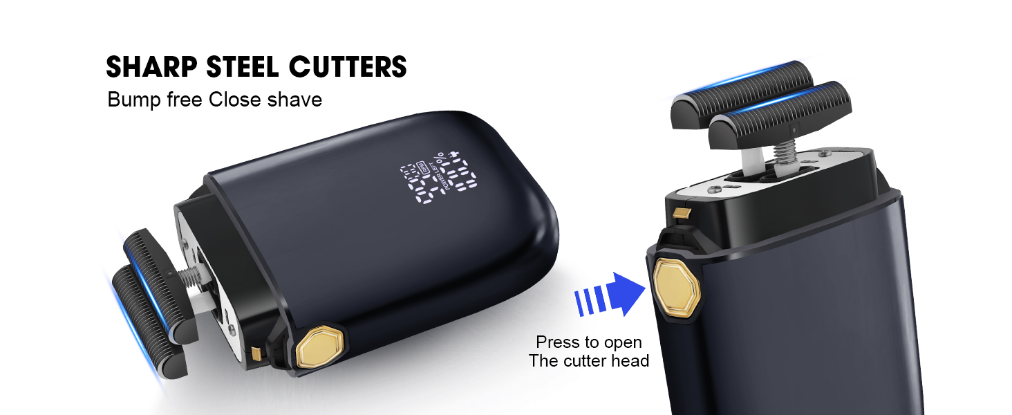 Foil Shaver Black Gold