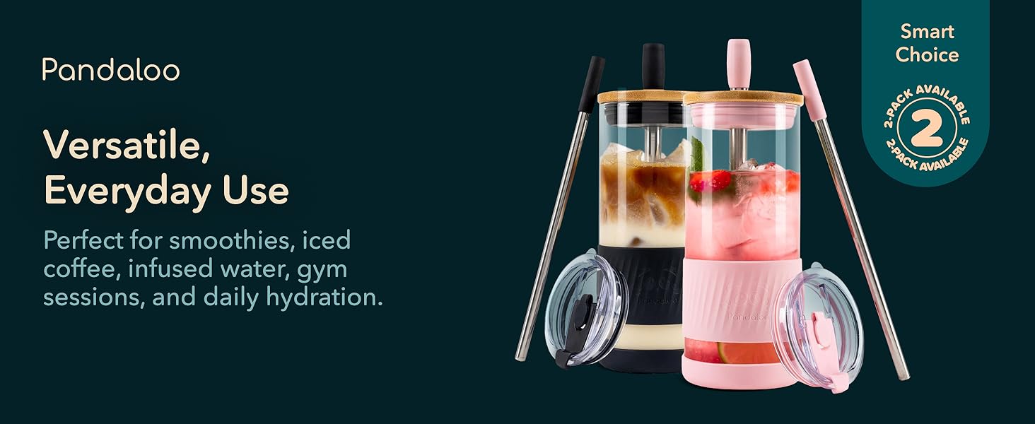 Pandaloo Glass Tumbler