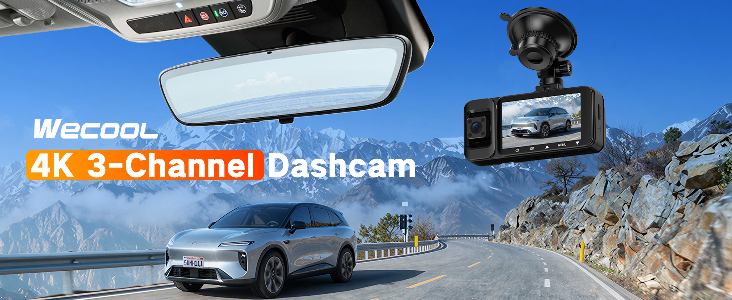 3 Channel Dash Cam