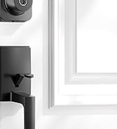 Ulecoce Fingerprint Keypad Deadbolt with Handle Set, Keyless Entry Door Lock, Door Locks for Fron...