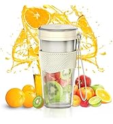 CKemu Portable Blender Shakes and Smoothies, Rechargeable Cordless Blender, 13.5 oz, BPA Free, Di...