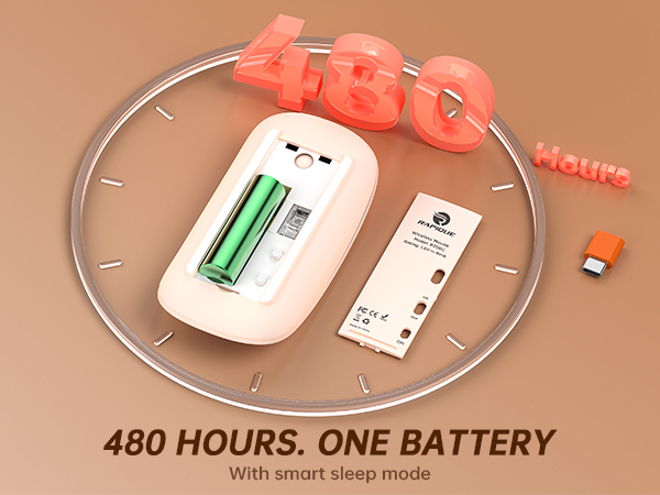 R306C USB C Wireless Mouse for Macbook, iPad, Chromebook