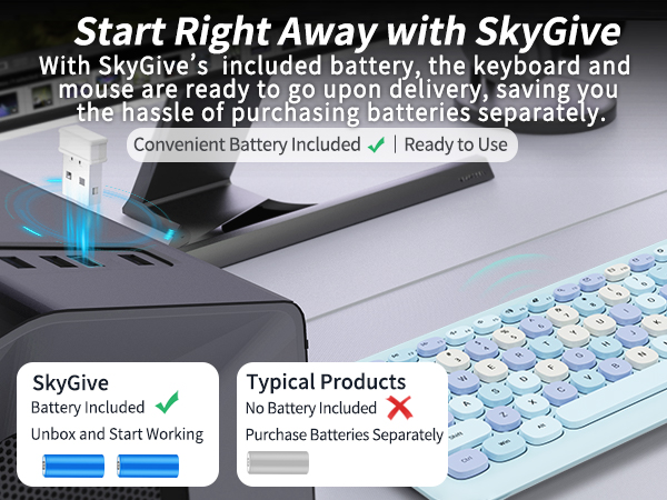 wireless mouse and keyboard