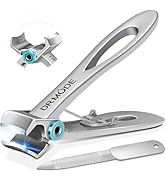 Nail Clippers for Men Thick Nails -DRMODE Heavy Duty Large Toenail Clippers for Thick Nails with ...