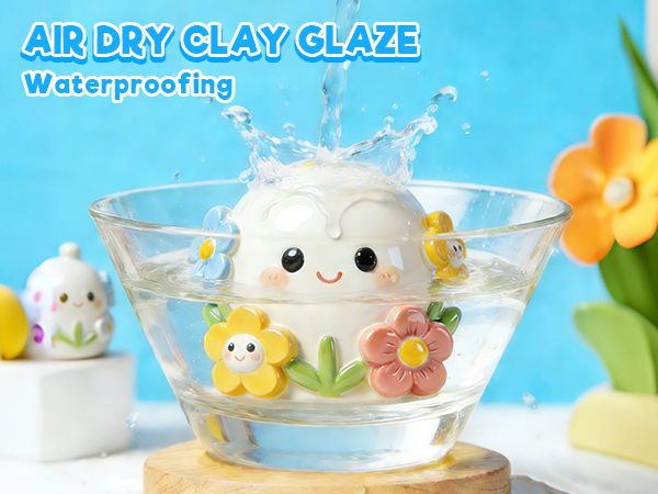 clay glaze air dry