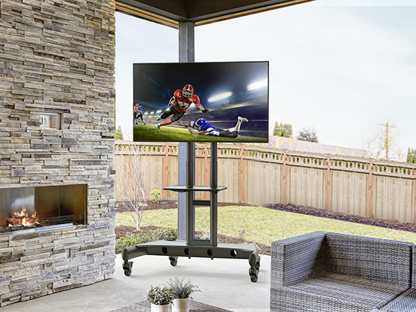 Rolling TV Stand