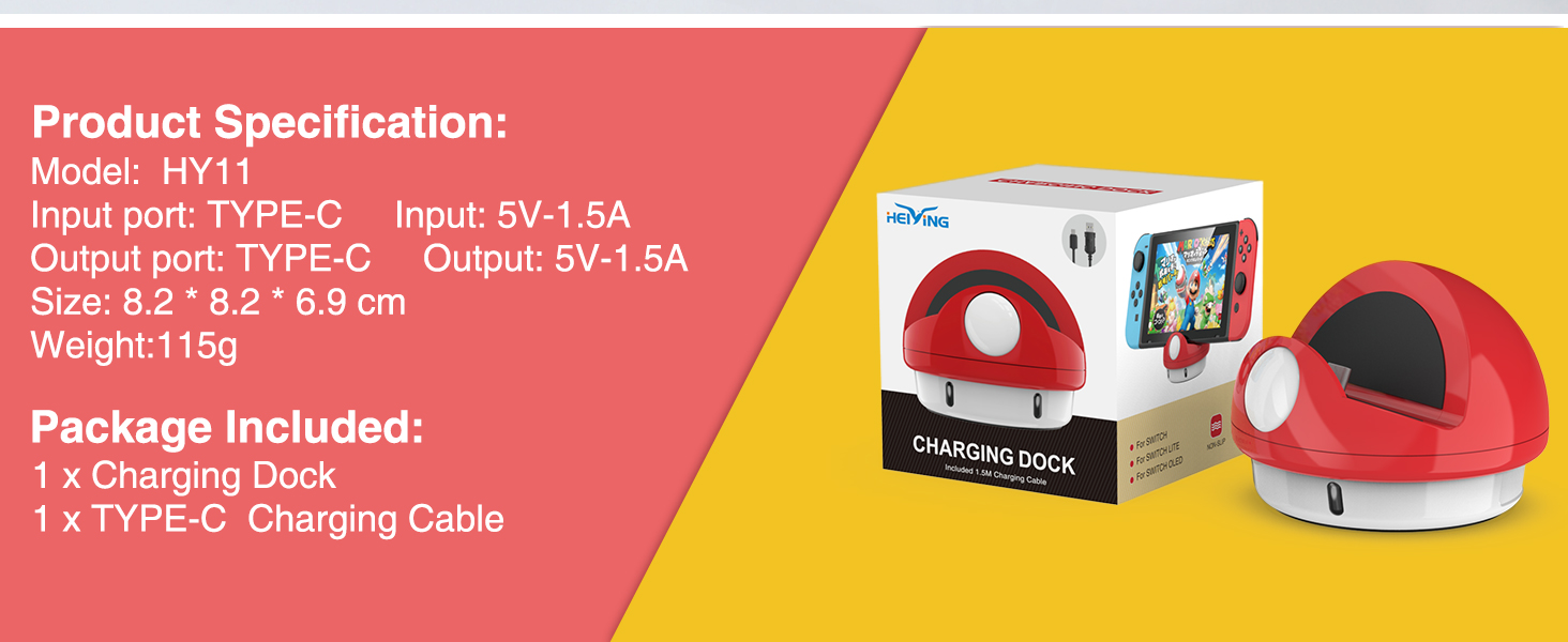 Switch charging dock packaging