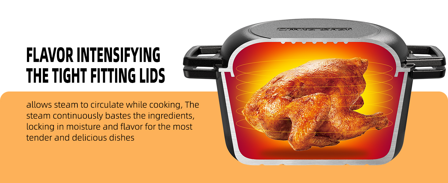 Dutch Oven Pot with Skillet Lid