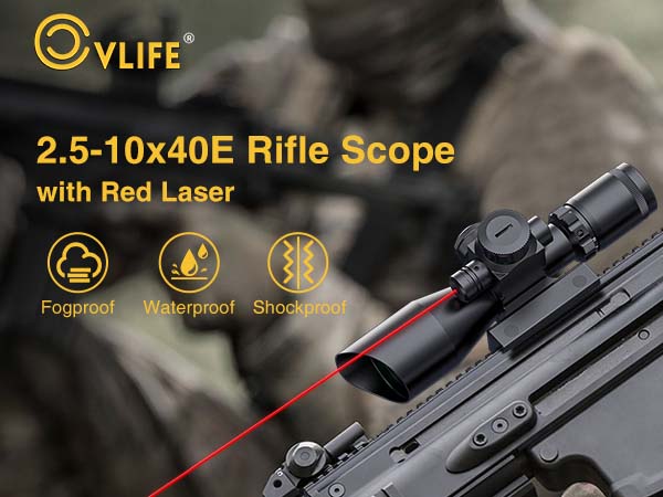 2.5-10x40 scope red