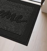 JSEI Door Mat 20"x 32",Absorbent Muddy Dirt Welcome Mat,Non-Slip Entryway Rugs Washable Indoor En...