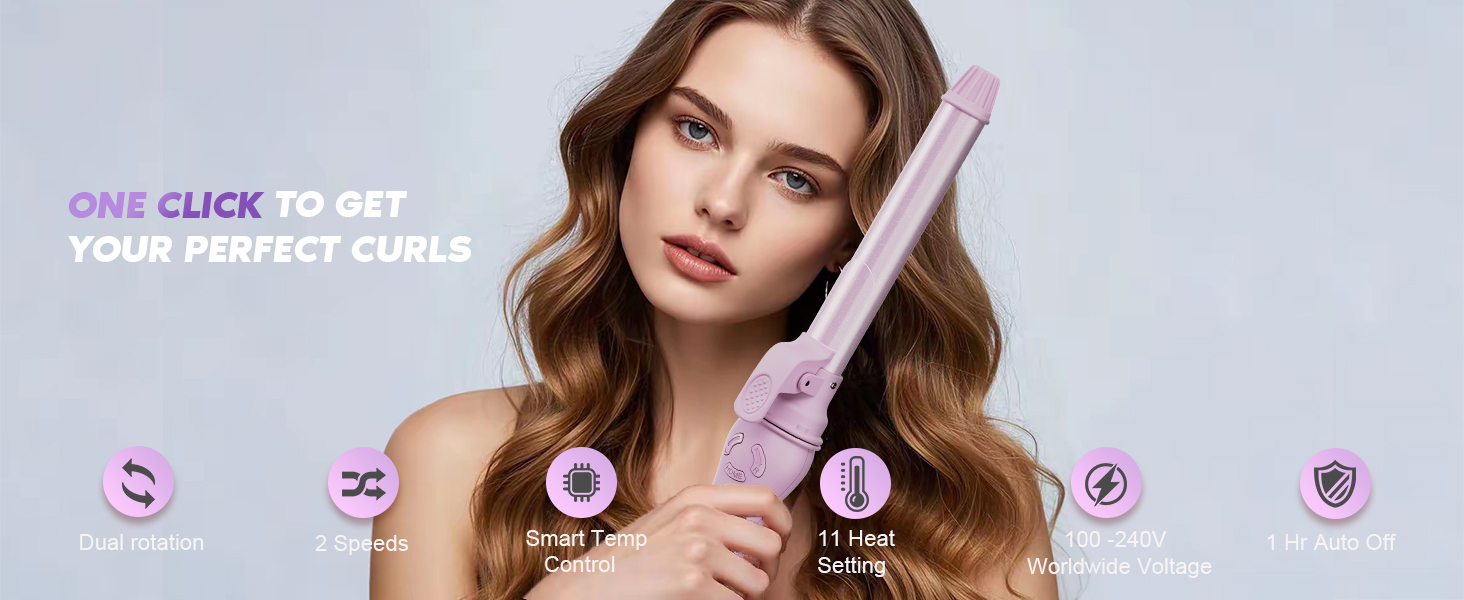 rotating curling iron