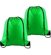 KUUQA 2Pcs Drawstring Backpack Bags Cinch Sack Bulk String Backpack Storage Bag