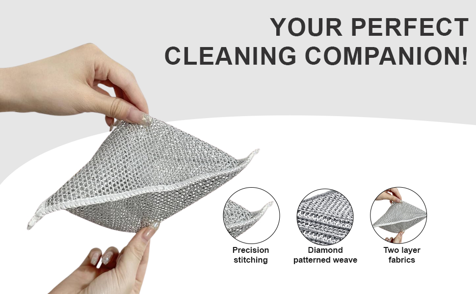 multipurpose wire dishwashing rags