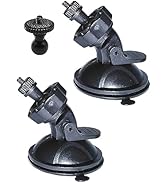 Glucrean Dash Cam Mount Compatible with ORSKEY/BOOGIIO/Apexcam/Ajvvf Dashcam, Suction Cup Mount E...