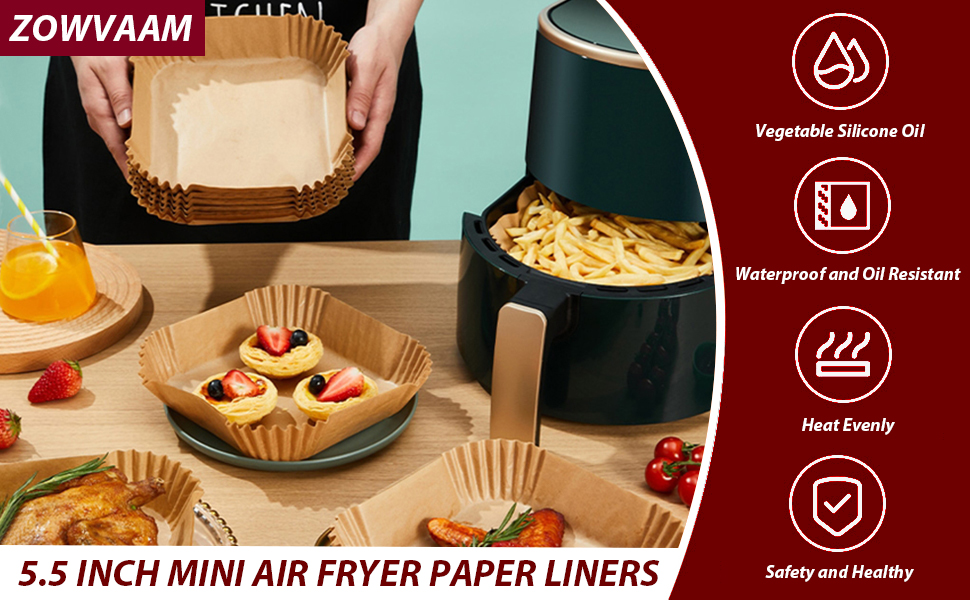 mini air fryer liners