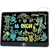 Electight 16 Inch LCD Writing Tablet for Kids [Upgraded], High Brightness Colorful Doodle Board, ...