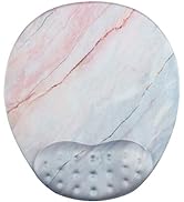 BRILA Mouse Pad with Wrist Rest Support Pad - Comfortable Medicinal Grade Silica Gel with Pattern...