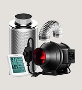 VIVOSUN 4 Inch 190 CFM Inline Fan with Speed Controller, 4 Inch Carbon Filter and 8 Feet of Ducti...