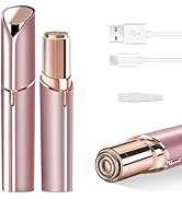 Facial Hair Removal for Women - USB Rechargeable Facial Hair Remover Electric Face Shaver Razor, ...