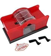 WANZQPY Manual Card Shuffler 2 Deck with Hand Crank, Manual Poker Card Shuffler Cards Mixer Machi...