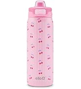 Ello Kids Pop &amp; Fill 18oz Toddler Water Bottle with Quick Fill Lid, Double-Wall Vacuum Insulated ...