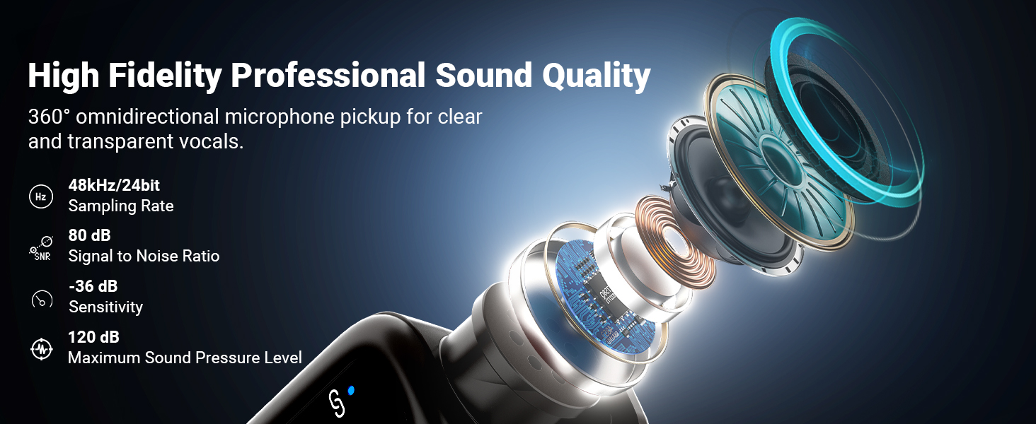 High Fidelity Prodessional Sound Quality