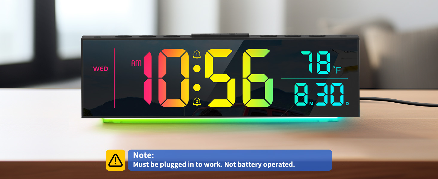 alarm clock for bedroom