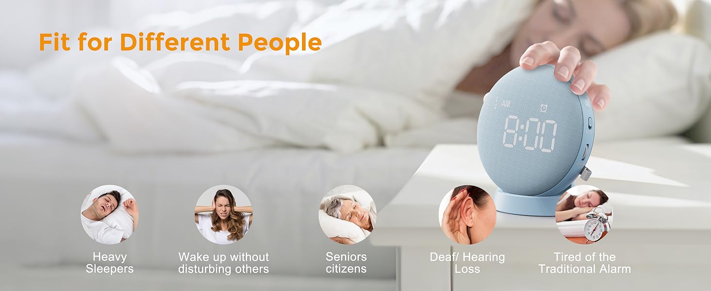 vibrating alarm clock for heavy sleepers vibrating alarm clock loud alarm clock for heavy sleepers