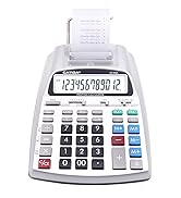 printing calculator red and blue