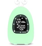JAMYOK Sunrise Alarm Clock Wake Up Light, White Noise Sound Machine with 20 Soothing Sounds, 10 N...