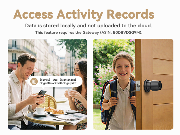 finger print door knobs