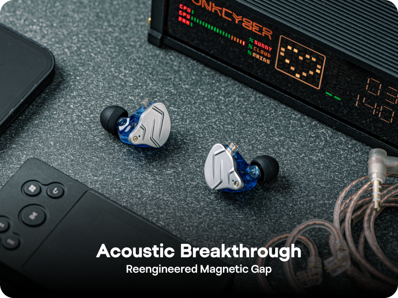 Linsoul KZ ZSN Pro Dual Driver 1BA+1DD Hybrid Metal Earphones HiFi in-Ear Monitor