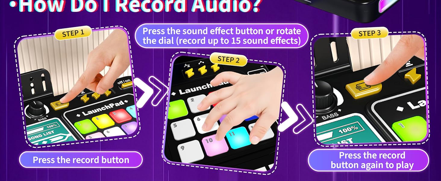 kids dj mixer table