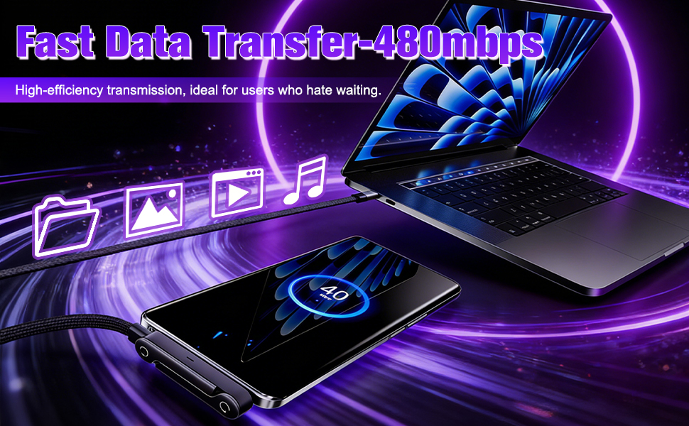 Sideways Phone Charger, 2 in 1 Invisible Holder Charger Cable