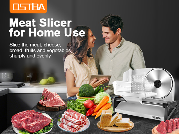 Meat Slicer Electric Deli Food Slicer