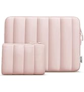 TECOOL Puffy Laptop Sleeve Case 13.3 inch,Protective 13 Laptop Sleeve for MacBook Air 13 13.6 inc...