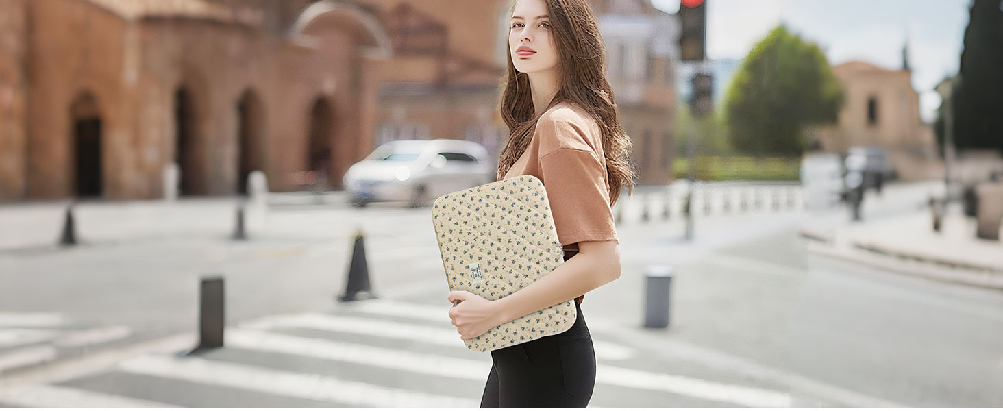 floral laptop case for women
