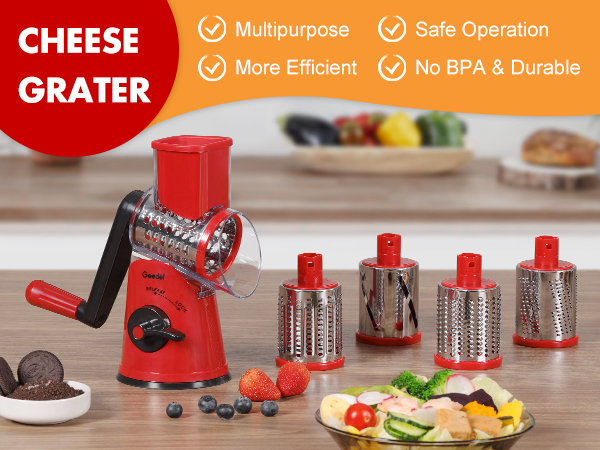 CHEESE GRATER rotary cheese grater cheese grater handheld cheese shredder for vegetables