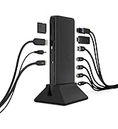 Brydge Stone Pro TB4 Thunderbolt 4 Docking Station - 12 Ports, 90 Watts Charging, Dual 4K Monitor...