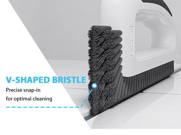 V-shaped bristle